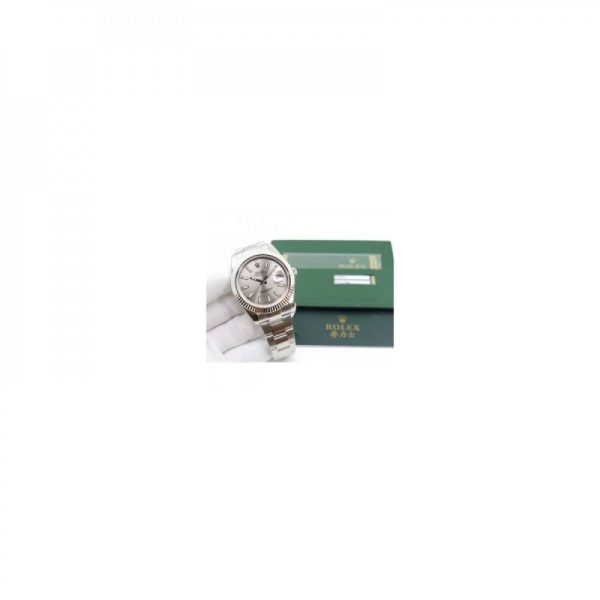 Replica Rolex Datejust II 116334 41MM EW Stainless Steel Anthracite Dial Luxury 3136
