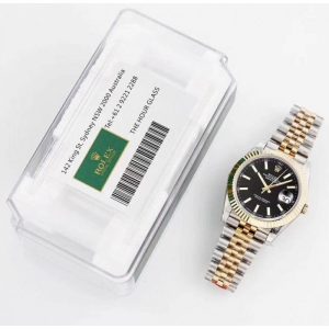 Replica Rolex Datejust II 116333 41MM GM Stainless Steel & Yellow Gold Black Dial Luxury 3235