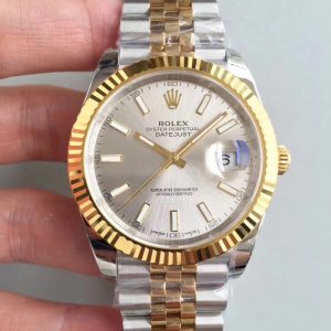 Replica Rolex Datejust II 116333 41MM EW Stainless Steel & Yellow Gold Rhodium Dial Luxury 3136