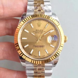 Replica Rolex Datejust II 116333 41MM EW Stainless Steel & Yellow Gold Champagne Dial Luxury 3235