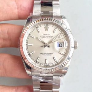 Replica Rolex Datejust II 126334 36MM AR Stainless Steel 904L Rhodium Dial Luxury 3235