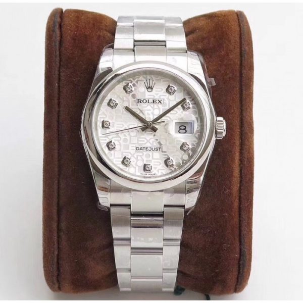 Replica Rolex Datejust 36MM 116234 DJ Stainless Steel 904L Silver Anniversary Jubilee Dial Luxury 3135