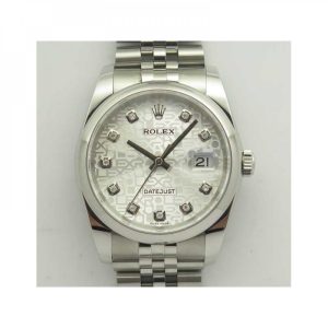 Replica Rolex Datejust 36MM 116234 DJ V2 Stainless Steel Silver Anniversary Jubilee Dial Luxury 3135