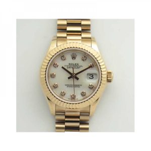 Replica Rolex Lady Datejust 28 279165 28MM BP Rose Gold Mother Of Pearl Dial Luxury 2671