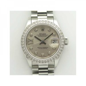 Replica Rolex Lady Datejust 28 279136RBR 28MM BP Stainless Steel & Diamonds Silver Dial Luxury 2671