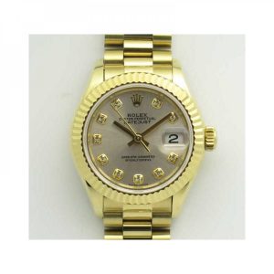 Replica Rolex Lady Datejust 28 279178 28MM BP Yellow Gold Silver Dial Luxury 2671