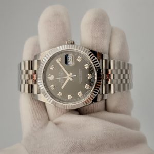 Replica Rolex Datejust II 126334 41MM 2018 EW Stainless Steel Anthracite Dial Luxury 3235