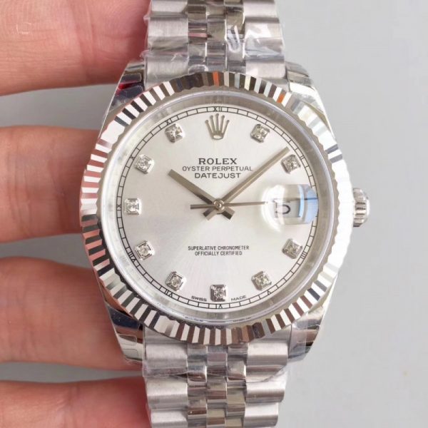Replica Rolex Datejust II 126334 41MM 2018 EW Stainless Steel Rhodium Dial Luxury 3235