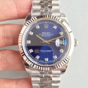 Replica Rolex Datejust II 126334 41MM 2018 EW Stainless Steel Blue Dial Luxury 3235
