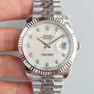 Replica Rolex Datejust II 126334 41MM 2018 EW Stainless Steel Mother Of Pearl Dial Luxury 3235