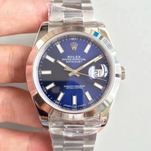Replica Rolex Datejust II 126300 41MM N Stainless Steel Blue Dial Luxury 3235