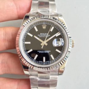 Replica Rolex Datejust II 126334 41MM N Stainless Steel Black Dial Luxury 3235