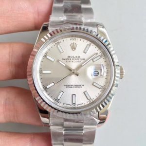 Replica Rolex Datejust II 126334 41MM N Stainless Steel Rhodium Dial Luxury 3235