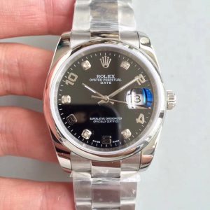 Replica Rolex Datejust 36MM 116234 MIT Stainless Steel 904L Black Dial Luxury 3135