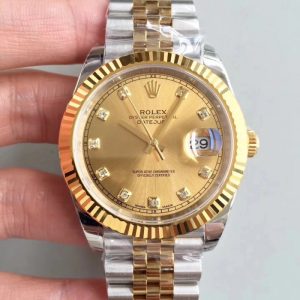 Replica Rolex Datejust II 116333 41MM EW Stainless Steel & Yellow Gold Champagne Dial Luxury 3235