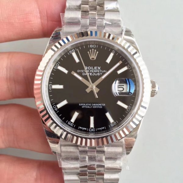 Replica Rolex Datejust II 126334 41MM EW Stainless Steel Black Dial Luxury 3235