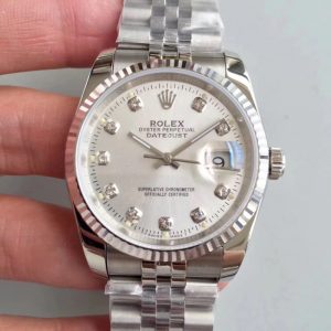 Replica Rolex Datejust 36MM 116234 MIT Stainless Steel 904L Rhodium Dial Luxury 3135