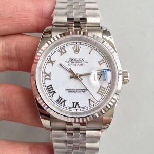Replica Rolex Datejust 36MM 116234 MIT Stainless Steel 904L White Dial Luxury 3135