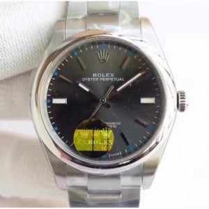 Replica Rolex Oyster Perpetual 39 114300 2018 UB Stainless Steel Anthracite Dial Luxury 2836-2