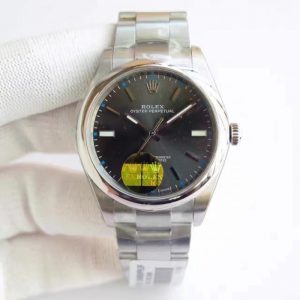 Replica Rolex Oyster Perpetual 34 114300 2018 UB Stainless Steel Anthracite Dial Luxury 2836-2