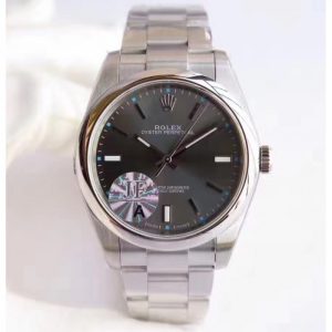 Replica Rolex Oyster Perpetual 39 114300 JF Stainless Steel Anthracite Dial Luxury 3132