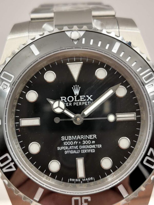 Replica Rolex Submariner 114060 JF Stainless Steel Black Dial Luxury 3130 - Image 2