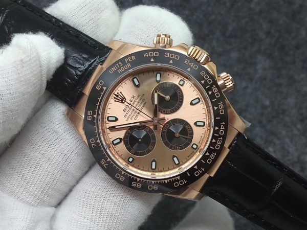 Replica Rolex Daytona Cosmograph 116515LN JF Rose Gold Chocolate Dial Luxury 7750 Run 6@SEC - Image 2