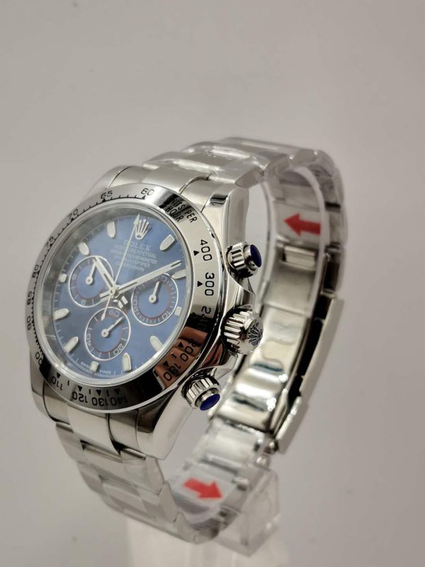 Replica Rolex Daytona Cosmograph 116509 JF Stainless Steel Blue Dial Luxury 7750 Run 6@SEC - Image 2