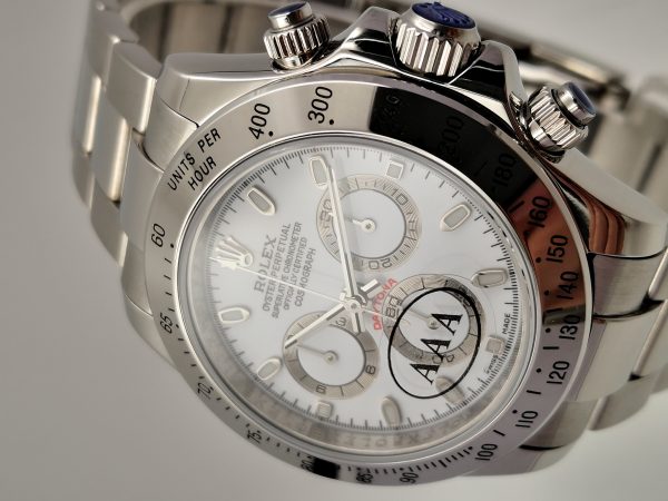Replica Rolex Daytona Cosmograph 116520 N Stainless Steel White Dial Luxury 4130 Run 6@SEC - Image 2