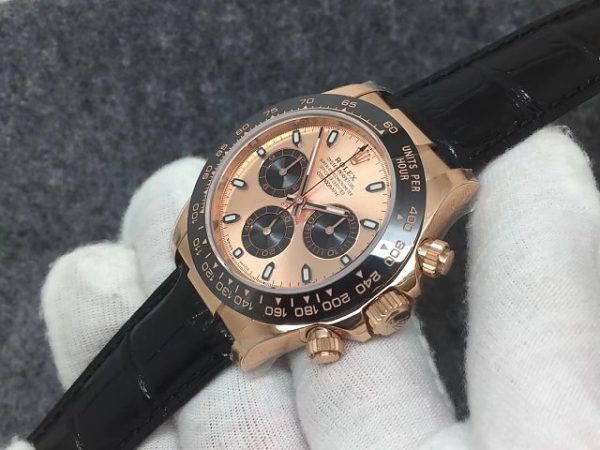 Replica Rolex Daytona Cosmograph 116515LN JF Rose Gold Chocolate Dial Luxury 7750 Run 6@SEC - Image 3