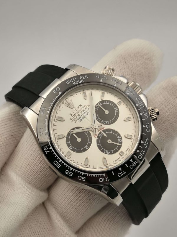 Replica Rolex Daytona Cosmograph 116519LN JH Stainless Steel Silver Dial Luxury 4130 Run 6@SEC - Image 3