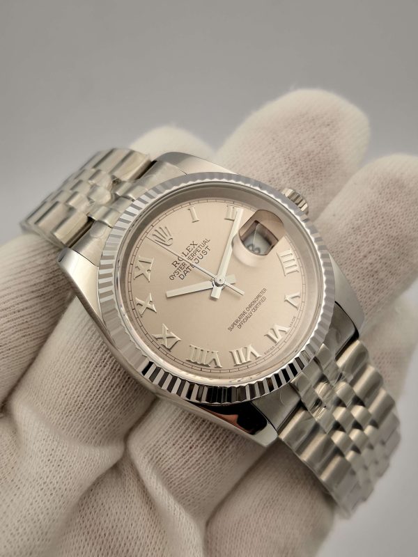 Replica Rolex Datejust 36MM 116234 MIT Stainless Steel 904L Rhodium Dial Luxury 3135 - Image 2