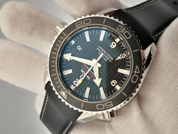 Omega Planet Ocean Professional Ceramic Bezel 45mm OMF 007 Rubber Strap A8501 - Image 3