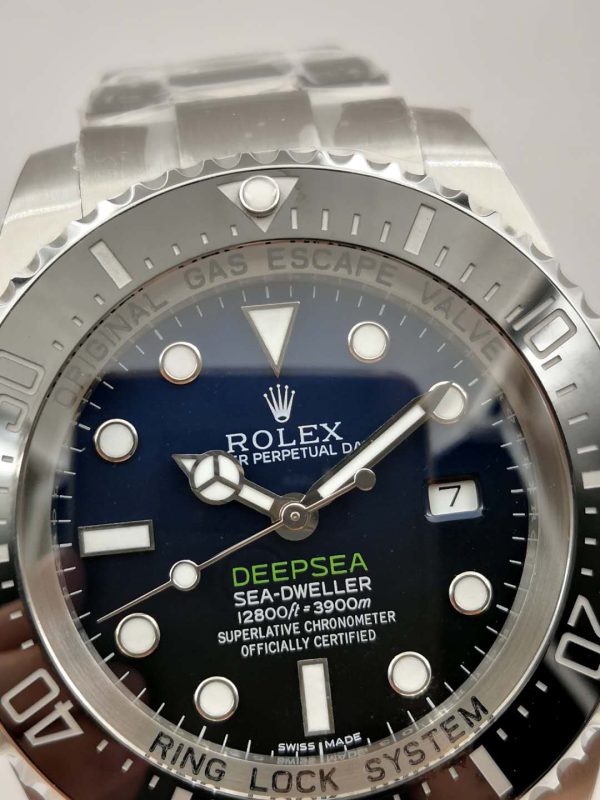 Replica Rolex Deepsea 116660 V7 Stainless Steel D-Blue Dial Luxury 3135 - Image 4