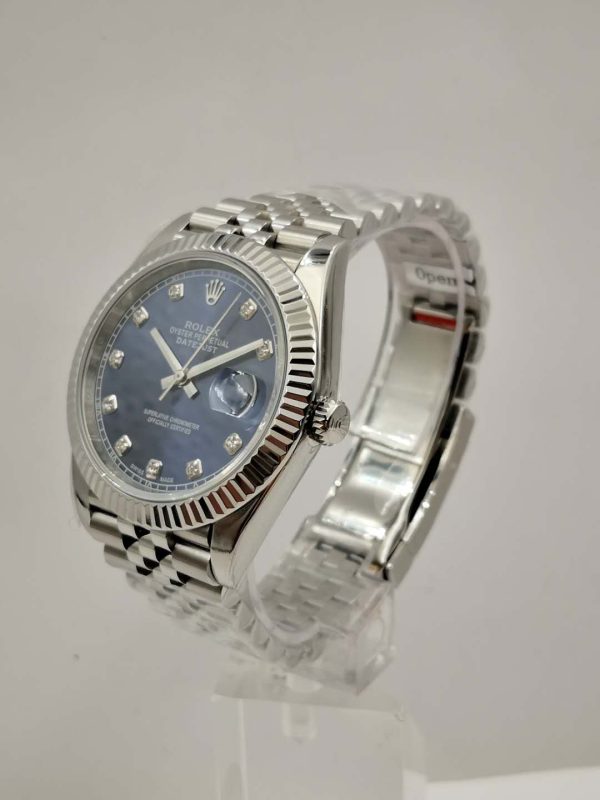 Replica Rolex Datejust II 126334 41MM 2018 EW Stainless Steel Blue Dial Luxury 3235 - Image 4