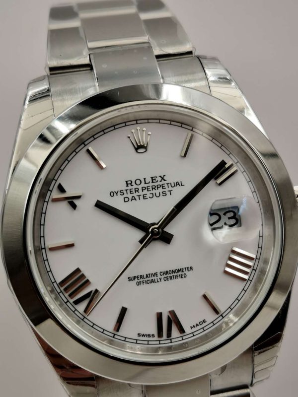 Replica Rolex Datejust II 126300 41MM N Stainless Steel Mother Of Pearl Dial Luxury 3235 - Image 4