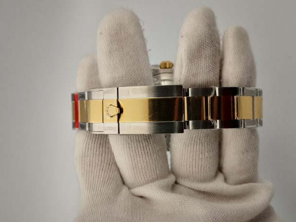 Replica Rolex GMT-Master II 116713LN 2018 V7S 24K Yellow Gold Wrapped & Stainless Steel Black Dial Luxury 3186 - Image 5