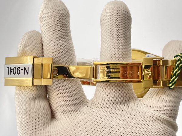 Replica Rolex Daytona Cosmograph 116508 JH Yellow Gold Blue Dial Luxury 4130 Run 6@SEC - Image 6