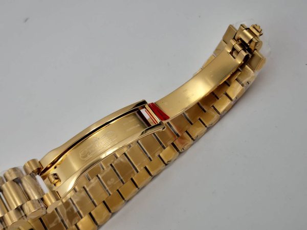 Replica Rolex Day-Date 40 228235 2018 EW Yellow Gold Black Diagonal Dial Luxury 3255 - Image 7