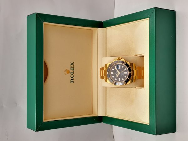 Replica Rolex Submariner Date 116618LN VR 18K Yellow Gold Wrapped Black Dial Luxury 2836-2 - Image 9